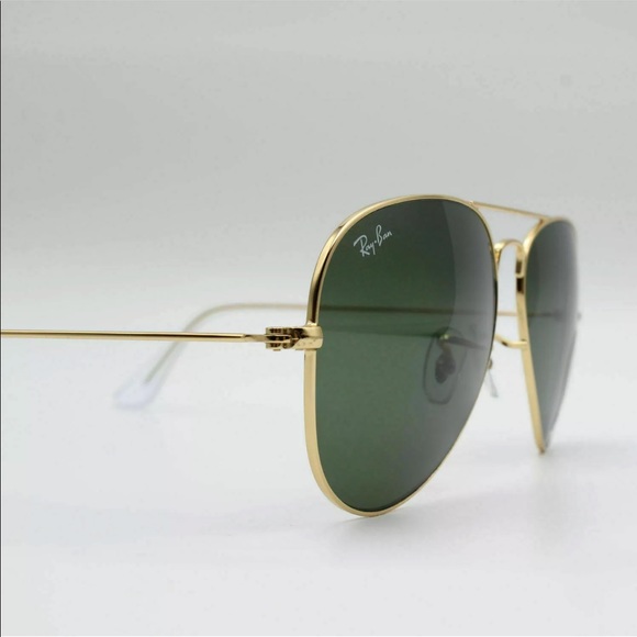 New Rayban classic Aviator RB 3025 gold with green - Picture 2 of 8